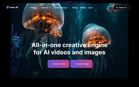 AI-Faceless-Video-Generator homepage (screenshot)