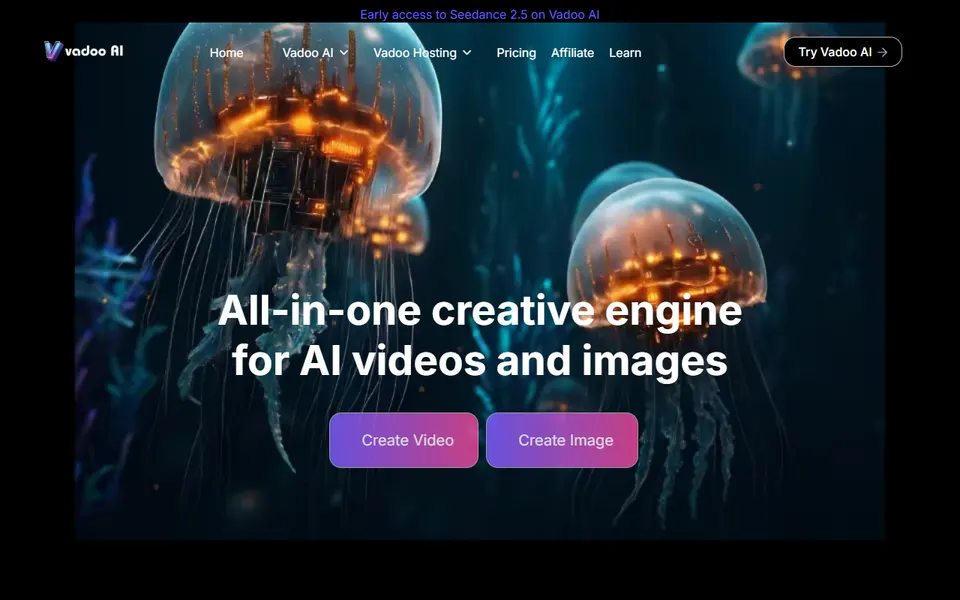 AI-Faceless-Video-Generator homepage (screenshot)