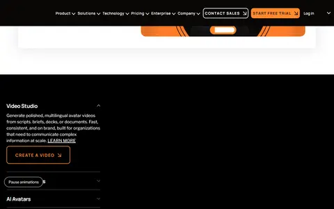 D-ID homepage (screenshot)