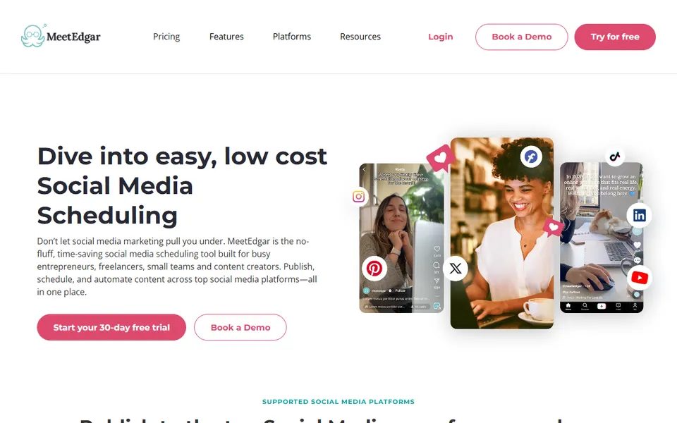 Edgar homepage (screenshot)
