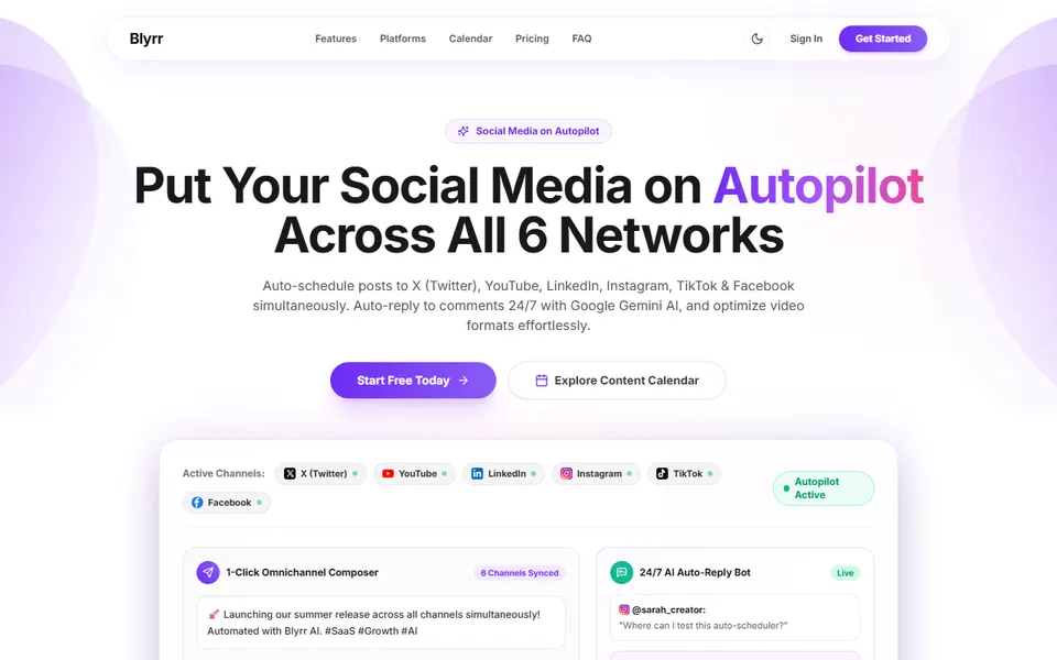 FlexAI homepage (screenshot)