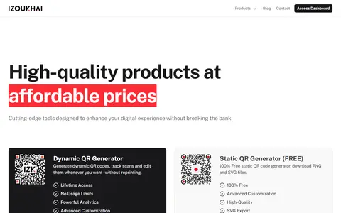 izoukhai homepage (screenshot)