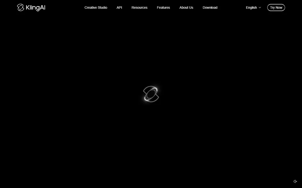Kling AI homepage (screenshot)