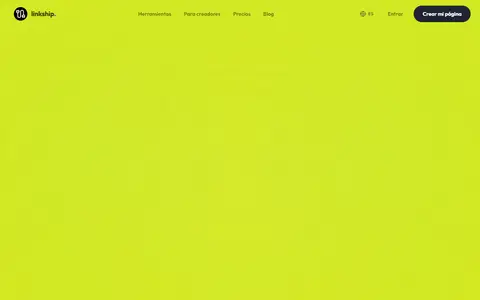 Linkship homepage (screenshot)