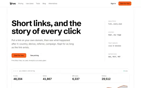 lua homepage (screenshot)