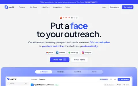 Outvid AI homepage (screenshot)