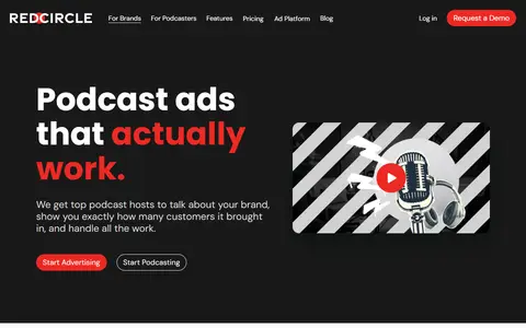 RedCircle homepage (screenshot)