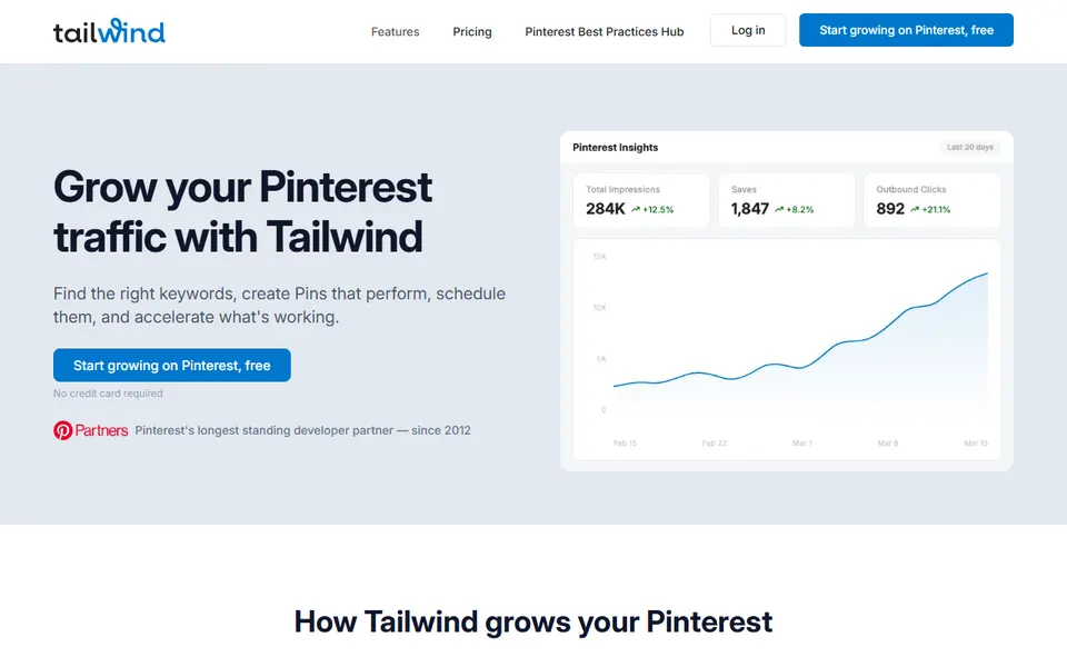 Tailwind homepage (screenshot)